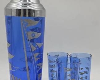 1930s hazel cocktail shakers