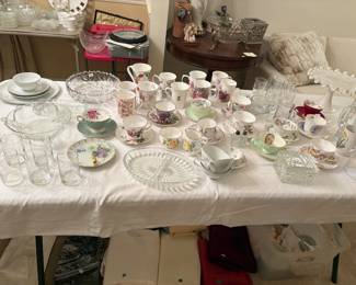 Cups & Saucers plus 2 China sets