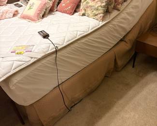 Dual side control, raises, head, feet, vibration, massage bed, priced to move