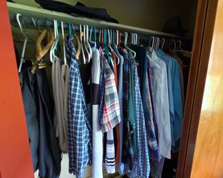 Men's Clothing - Coats, sweatshirts, shirts, shoes...