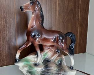 MCM Lane Ceramics Horse Light