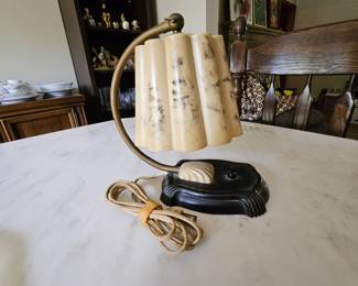 Art Deco Bakelite scallop Table Lamp