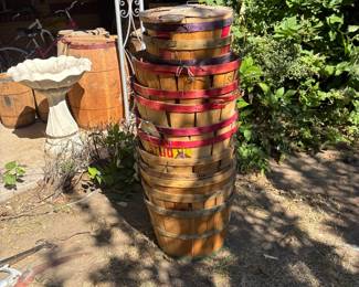Wooden baskets