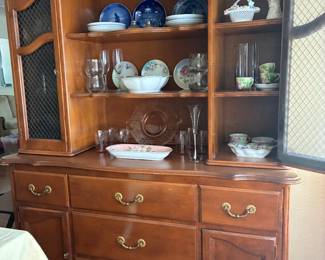 China Cabinet with special dish ware