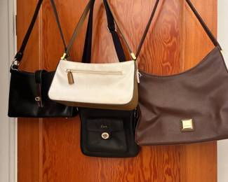 Designer handbags....Gucci, Coach, Mondoni