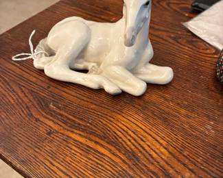Vintage (USSR) Lomonoson Porcelain Horse Figurine