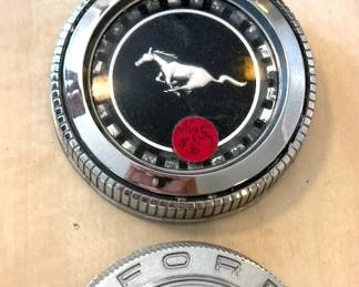 Vintage Ford Mustang emblems