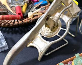 Antique canning equipment