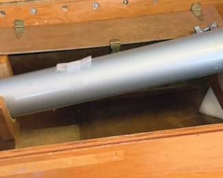 Telescopes: Astronomical Refraction w wooden case + tripod; Tasco; Jason Constellation 280
