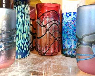 Handblown glasses