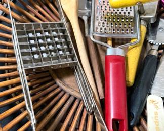 Vintage kitchen utensils