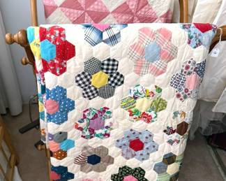Handmade vintage quilts