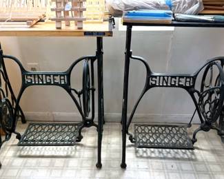 Singer sewing machine tables
