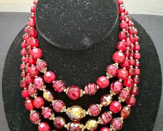 vintage crystal necklaces