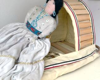 Native American doll + cradleboard