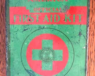 Vintage first aid kit