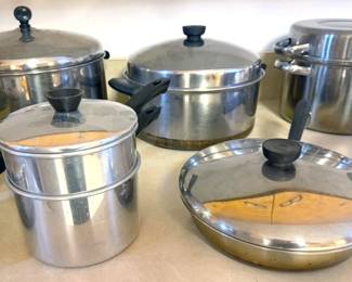 Revereware pots + pans