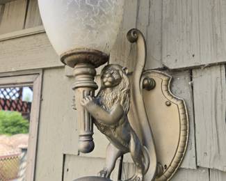 European Style Lion Wall Sconces