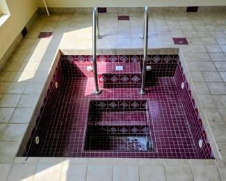Ornate Tile/Hot Tub