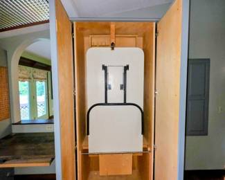 Wicker Sewing Cabinet/Table