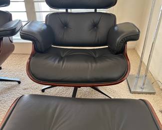 Eames Style Lounge Chair and ottoman replica