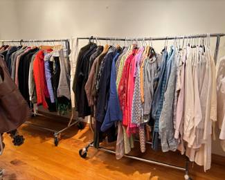 many designer, fashion and vintage clothes, ethnic Moroccan Kaftans