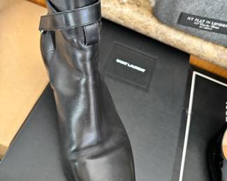 Saint Laurent leather boots