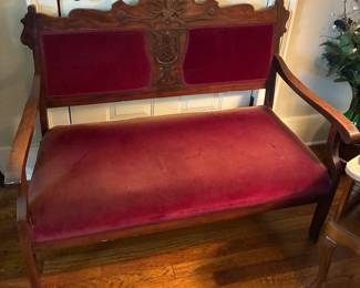 Eastlake style settee