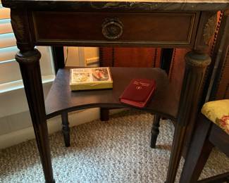 French empire style side table