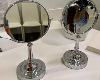 Buy it Now $30.00 for Pair of Desktop or Countertop Mirrors