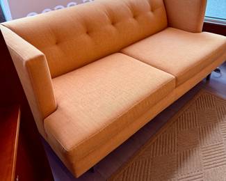 Buy it Now $195.00 CB2 Avec Cool Modern Love Seat in light Orange