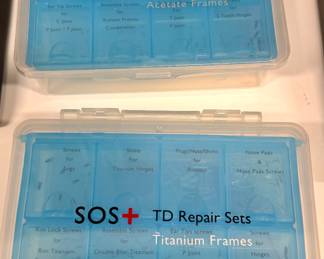 Buy it Now $20.00 for both SOS TD Repair Sets (Titanium Frames) and (Acetate Frames)