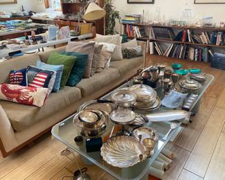 Ceramic & Glass coffe table