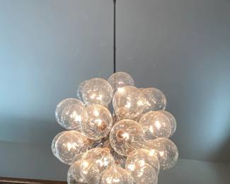 TSAO 1970s Chrome Sputnik Pendant Light