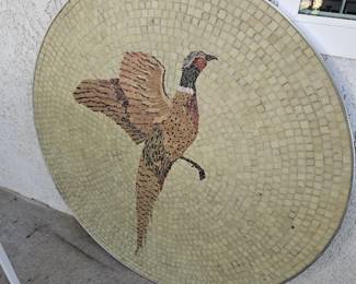 Pheasant Tile Table Mosaic Large!