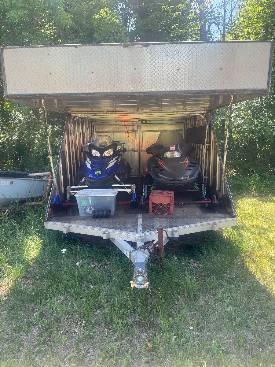 Snowmobiles & trailer