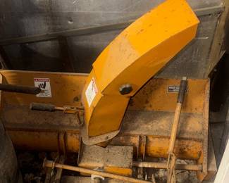 Snow blower goes with woods mower