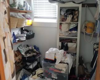 Towels; bedding; clothing; household supplies