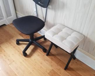 Office chair; upholstered stool