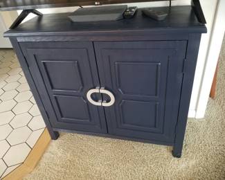 Navy cabinet