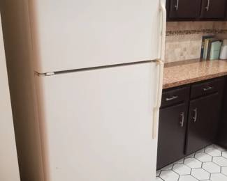 GE refrigerator - biscuit color