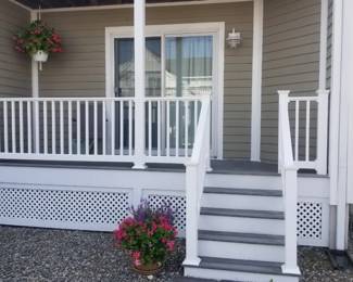 Vinyl railing