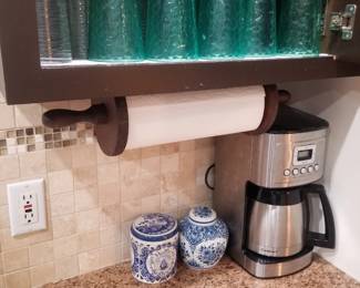 Plasticware; coffee maker