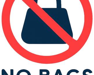 No bags allowed