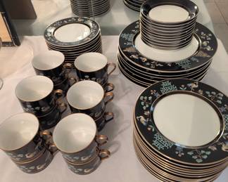 Rare! Fitz & Floyd "Chinoiserie" Retro Dinnerware