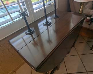 Vintage Gate Leg drop leaf table