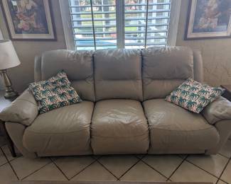 Leather Reclining Couch