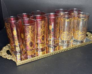 Culver mid century barware