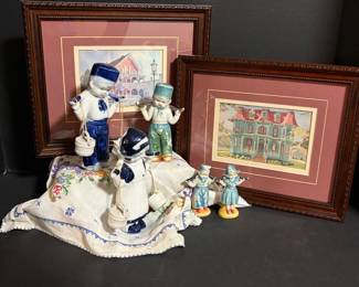 dutch boys and girls and Charleston prints