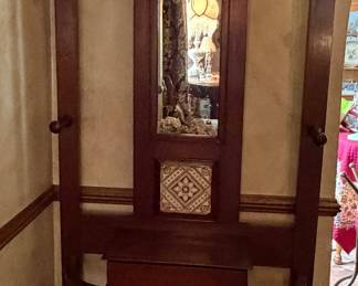 victorian hall tree
